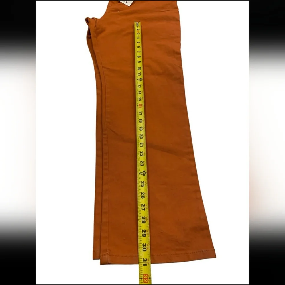 Gloria Vanderbilt Amanda Jeans 18 Average Terracotta Orange Slimming‎ Tapered
